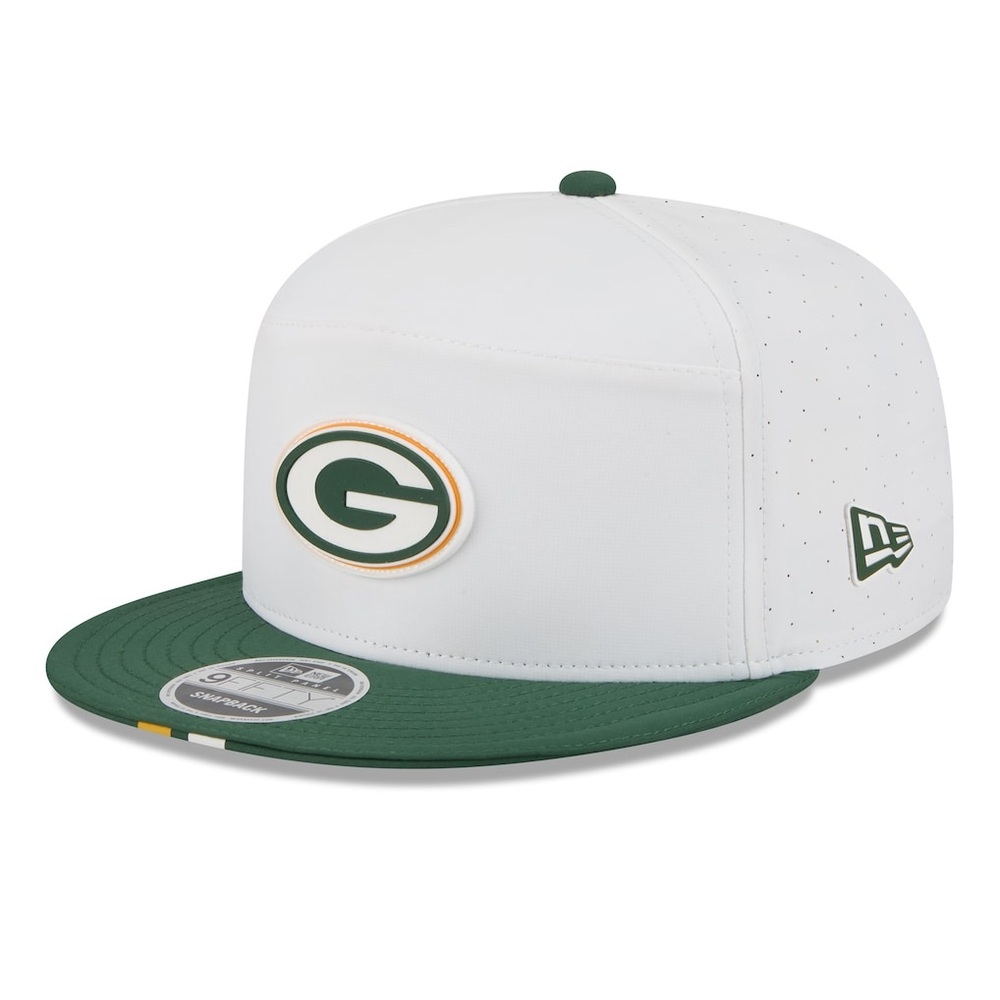 Men's New Era Green Bay Packers 2025 NFL Training Camp Split Panel 9FIFTY